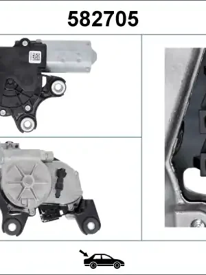 Časově Omezené Motor stěračů VALEO 582705